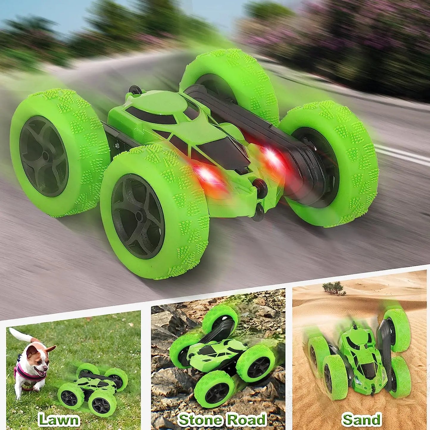 RC Stunt Car Double Sided Flip Remote Control Car 360 Degrees