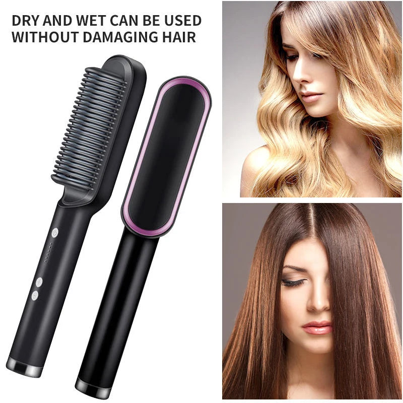 Hair Straightening and Curling Styling tool