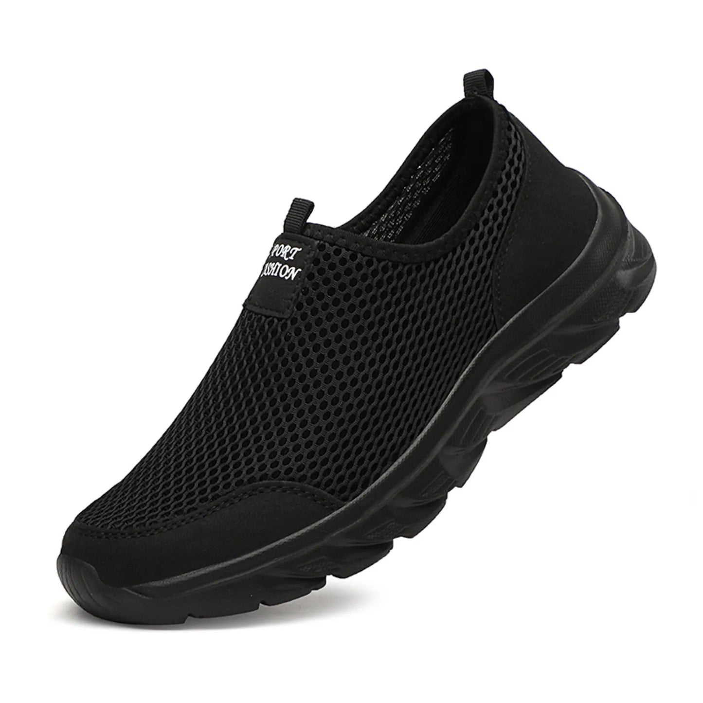 Simple Pure Color Mesh Breathable Comfortable Zapatillas Informales