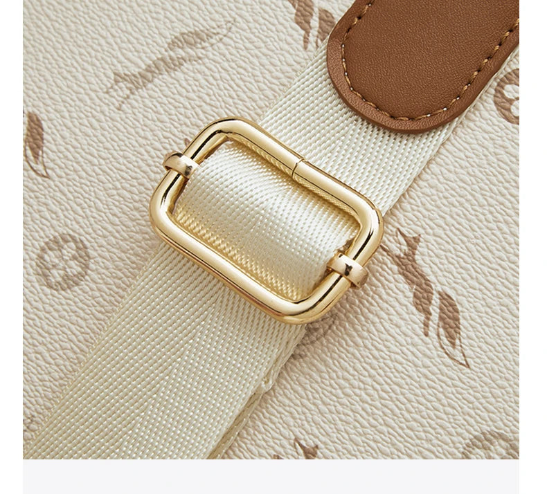 FOXER Women Travel Rucksack Female Casual Monogram Backpack