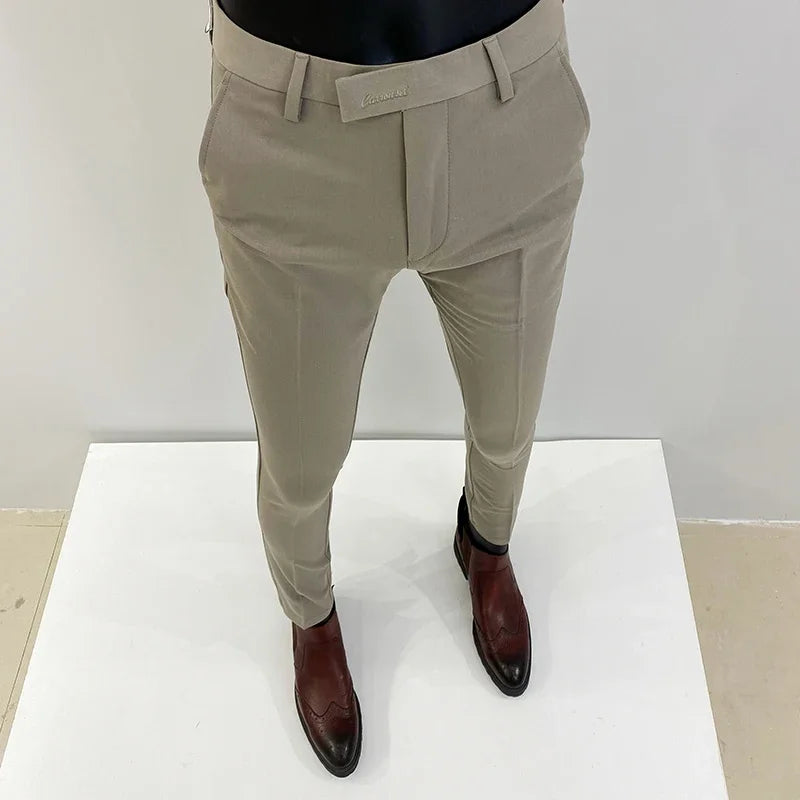 Men Suit Pants Formal Trousers