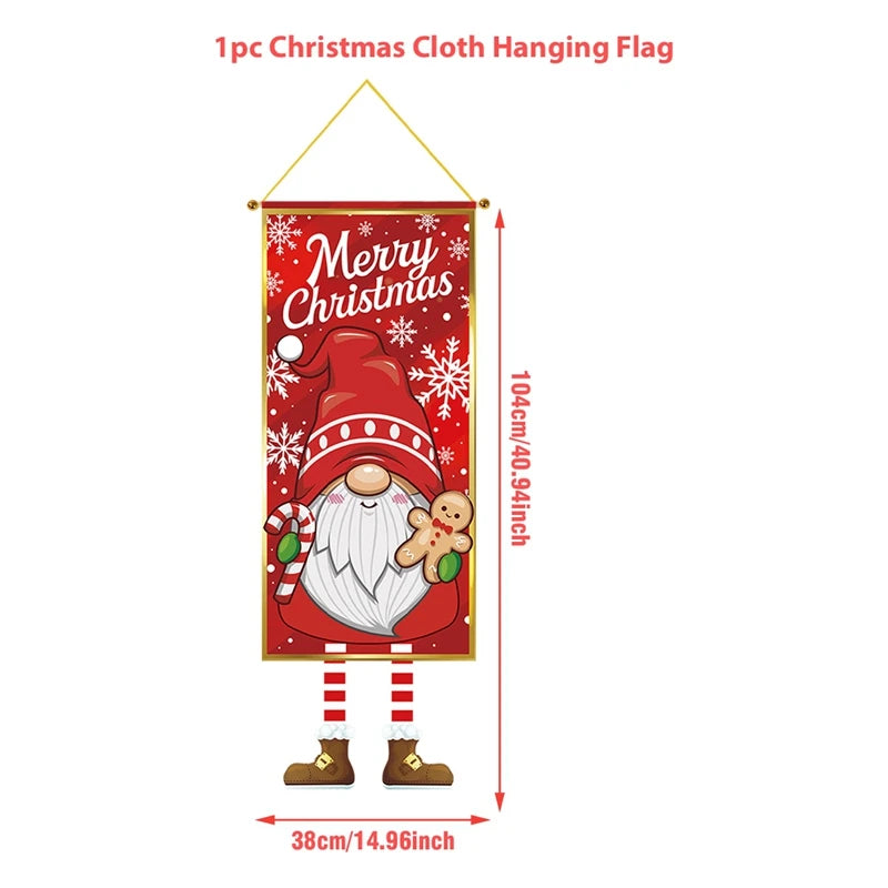 Christmas Hanging Flag Merry Christmas Decoration