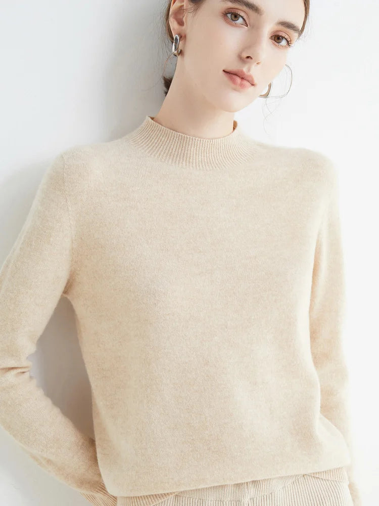 Women Casual Knitwear Female Clothing Basic Soft Tops