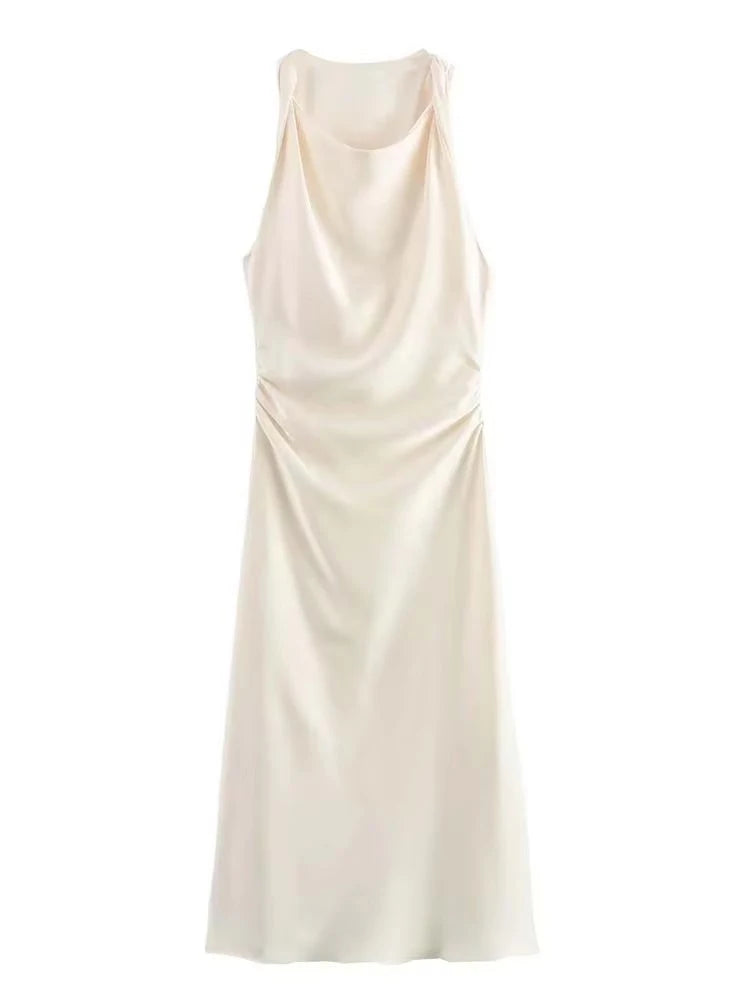 Satin Long Dresses for Women