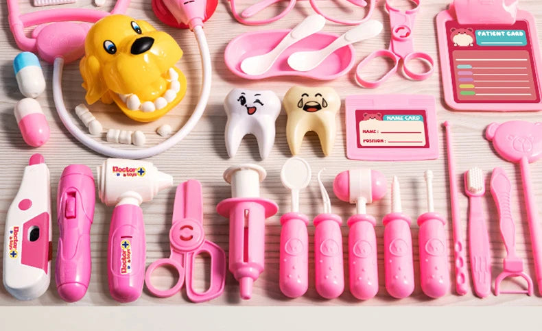 Children Doctor Play Set Simulation Nurse Toy Doctor Accessories for Kids Home Play