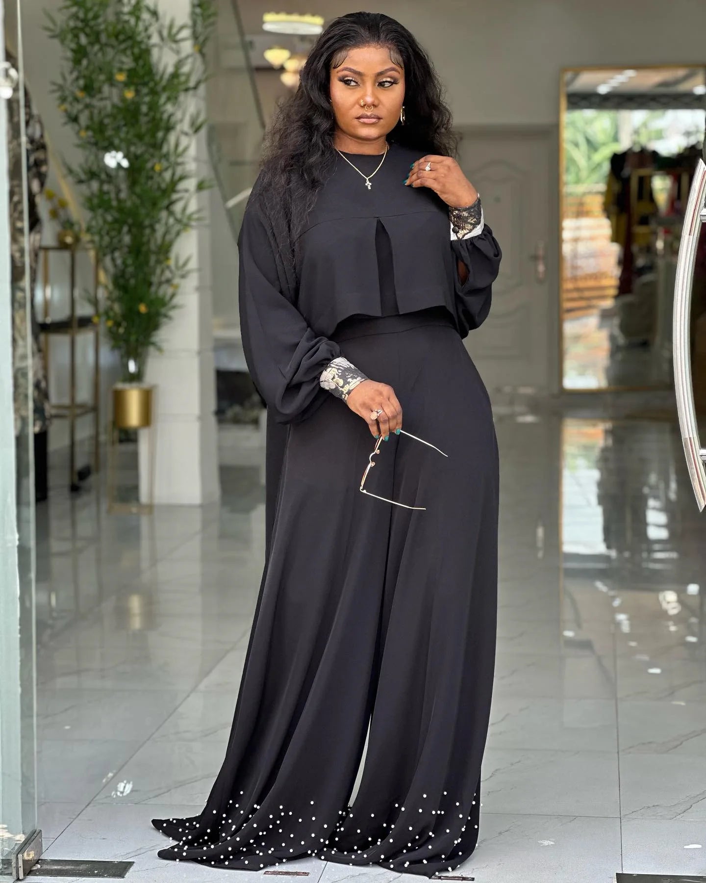 2 Piece Women Matching Sets Solid Color Two Pieces Sets Top And Pants Suits Outfits Clothing