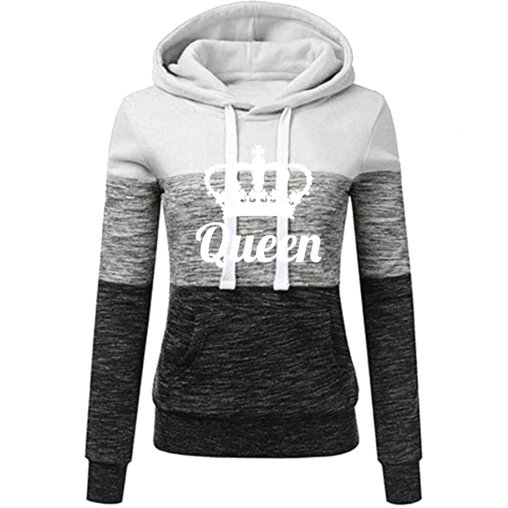 Women Queen Print Clothing Women's Sweatshirt Hoodies