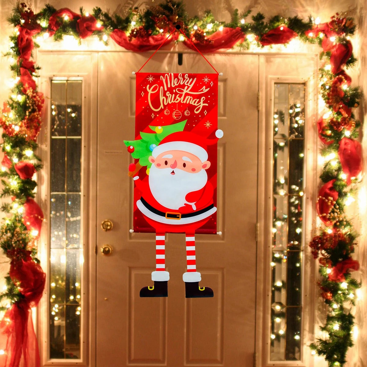 Christmas Hanging Flag Merry Christmas Decoration