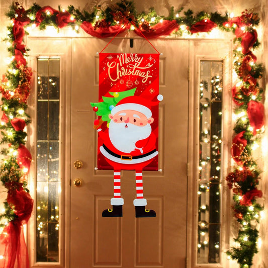 Christmas Hanging Flag Merry Christmas Decoration