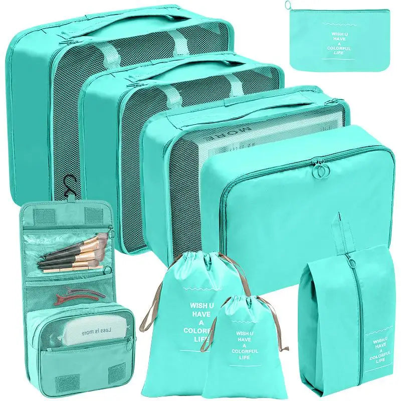 7/8/9/10 Pcs Set Travel Organizer Storage Bags