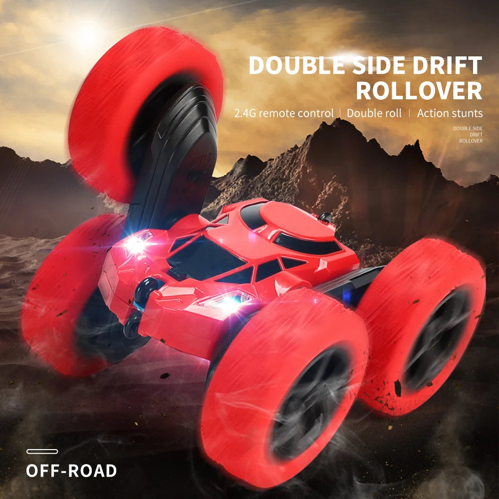 RC Stunt Car Double Sided Flip Remote Control Car 360 Degrees