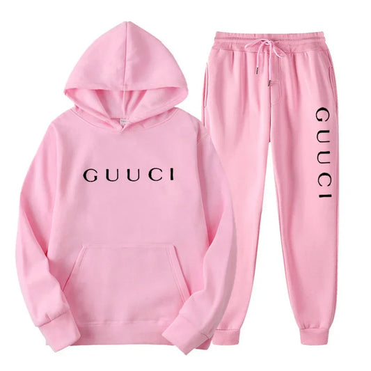 men's and women's hoodie + jogging pants two-piece set