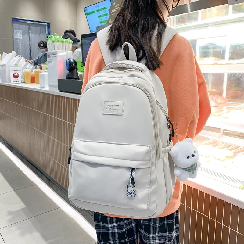 Waterproof College Backpack Trendy Women