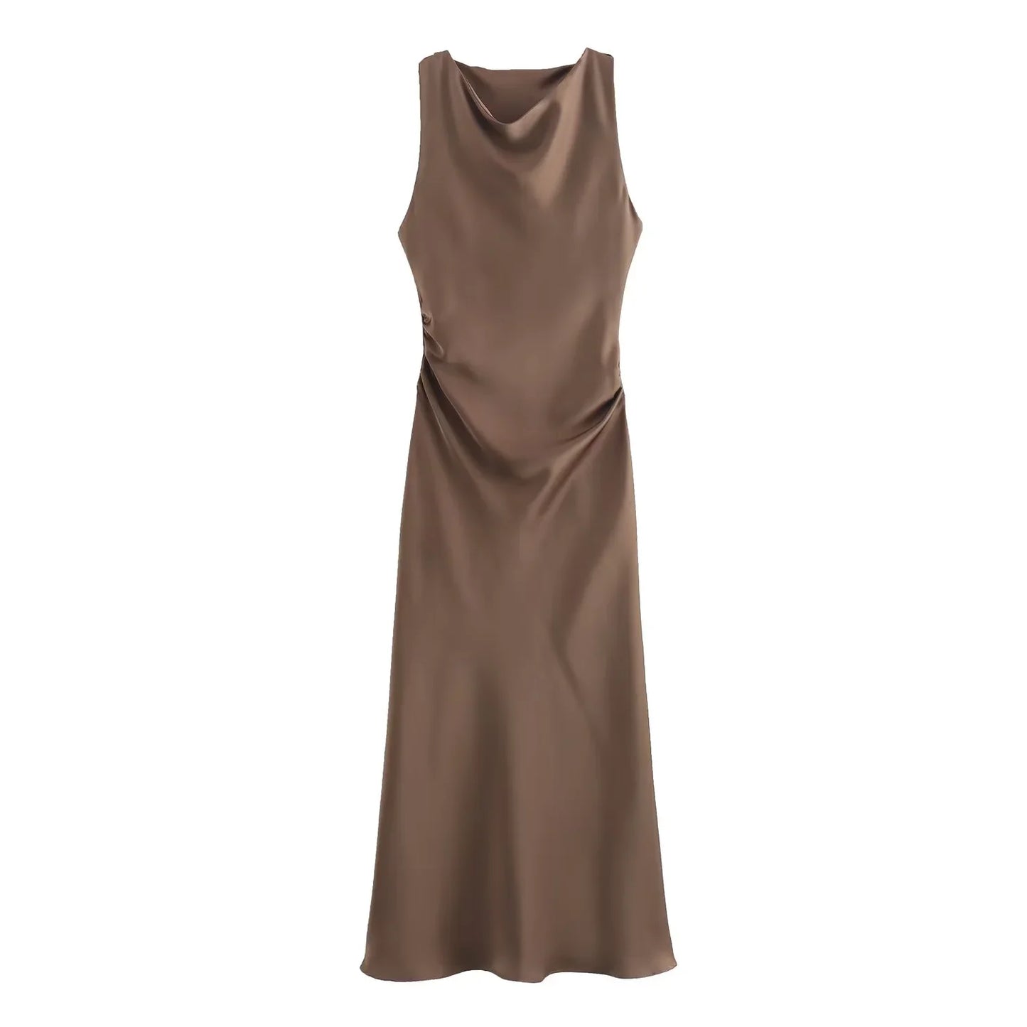 Satin Long Dresses for Women