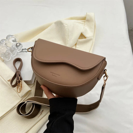 Small Leather Saddle Armpit Bags