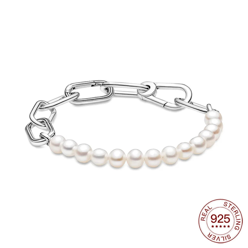 New Pearl Silver Bracelet jewelry Fashion