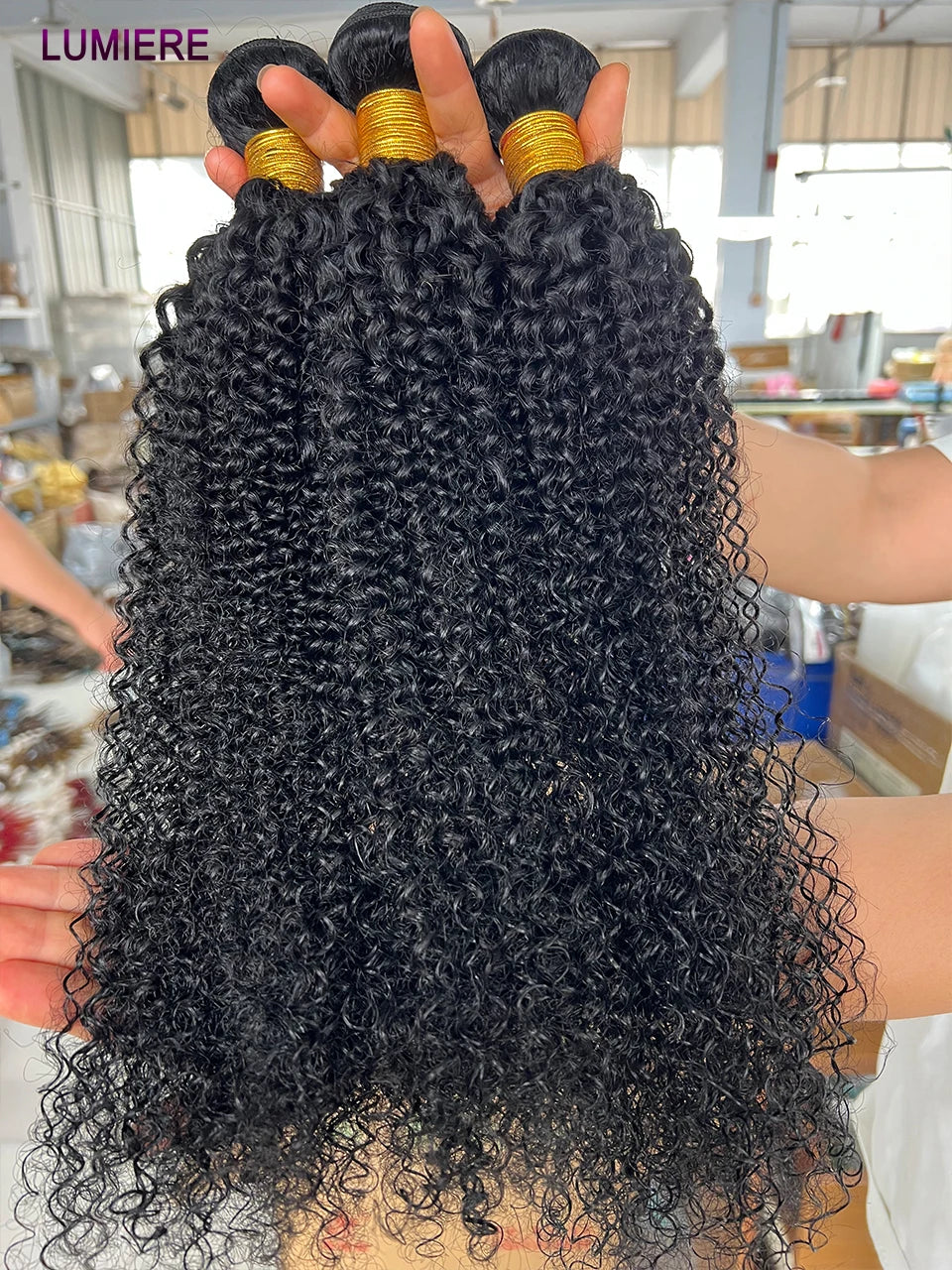 Afro Kinky Deep Curly Human Hair Bundle 100% Virgin Human Hair Unprocessed Hair Extension Top Quality Wholeasle 18A Double Weft