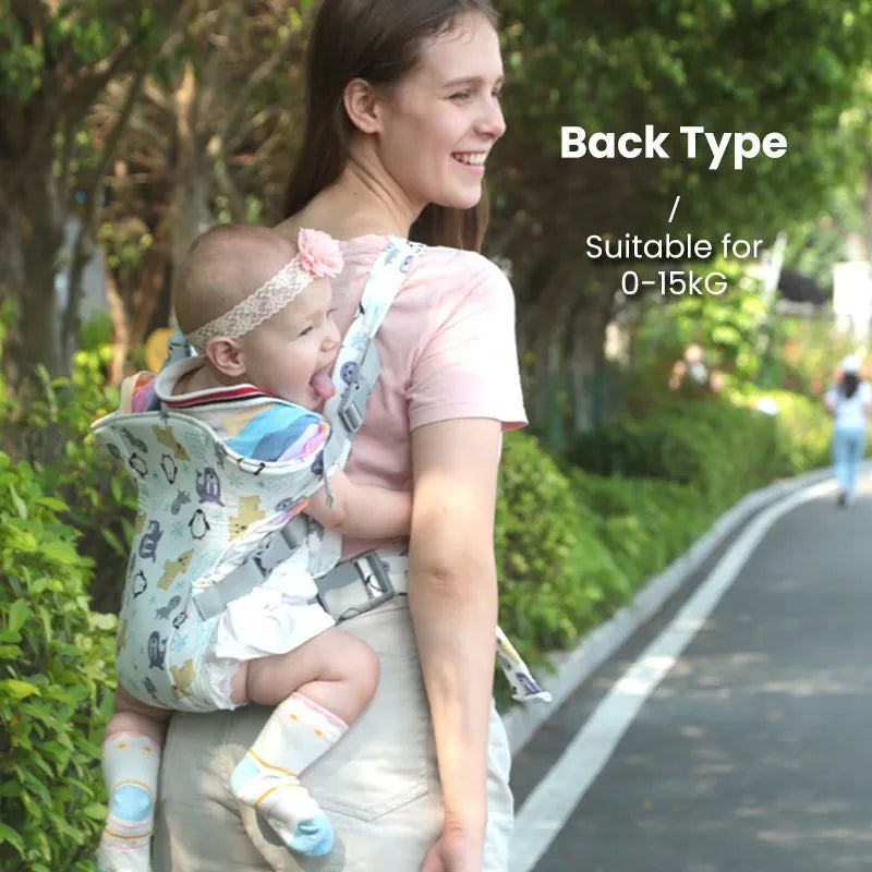PANGDUBE Ergonomic Baby Carrier Kangaroo Baby Sling Newborn Wrap for Outdoor Use Comfortable Infant Carrier for Babies & Toddler