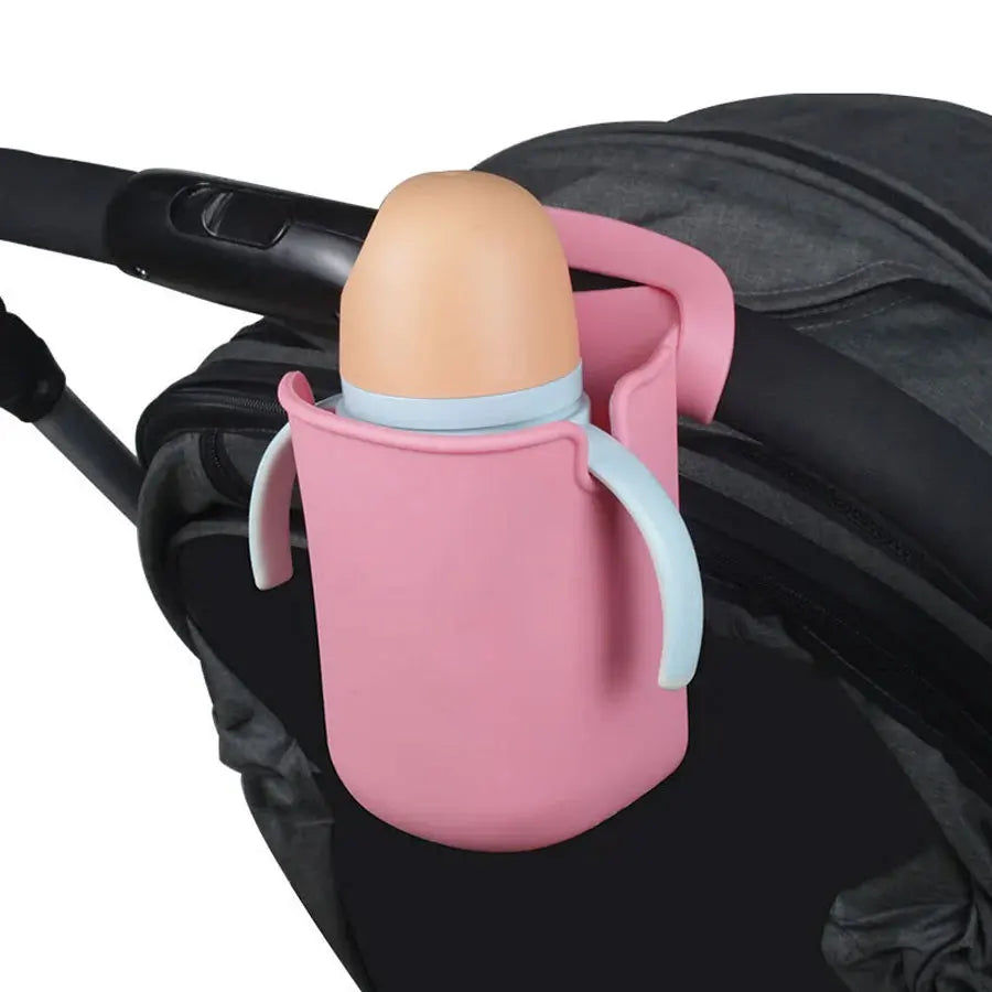 Baby Stroller Multifunctional Silicone Cup Holder Wheelchair Baby Stroller Bicycle Bottle Holder Bottle Storage Bag