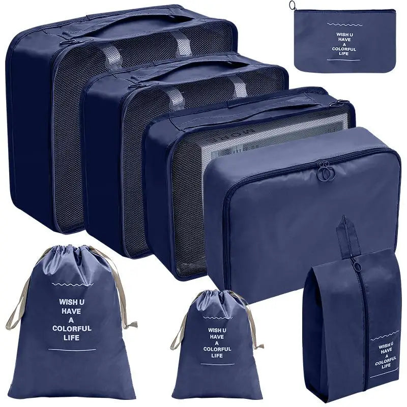 7/8/9/10 Pcs Set Travel Organizer Storage Bags