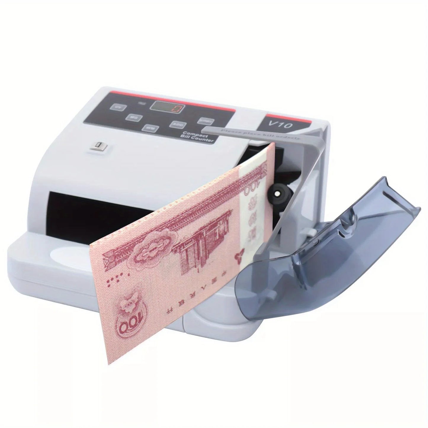 Portable Money Bill Counter Counting Machine with UV/MG/WM Counterfeit Detection