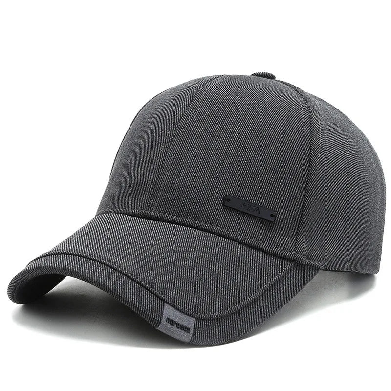 Unisex Hua Label Baseball Caps Hip Hop Cap Spring and Autumn Outdoor Adjustable Casual Hats Sunscreen Hat