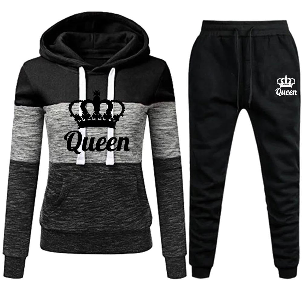 Women Queen Print Clothing Women's Sweatshirt Hoodies