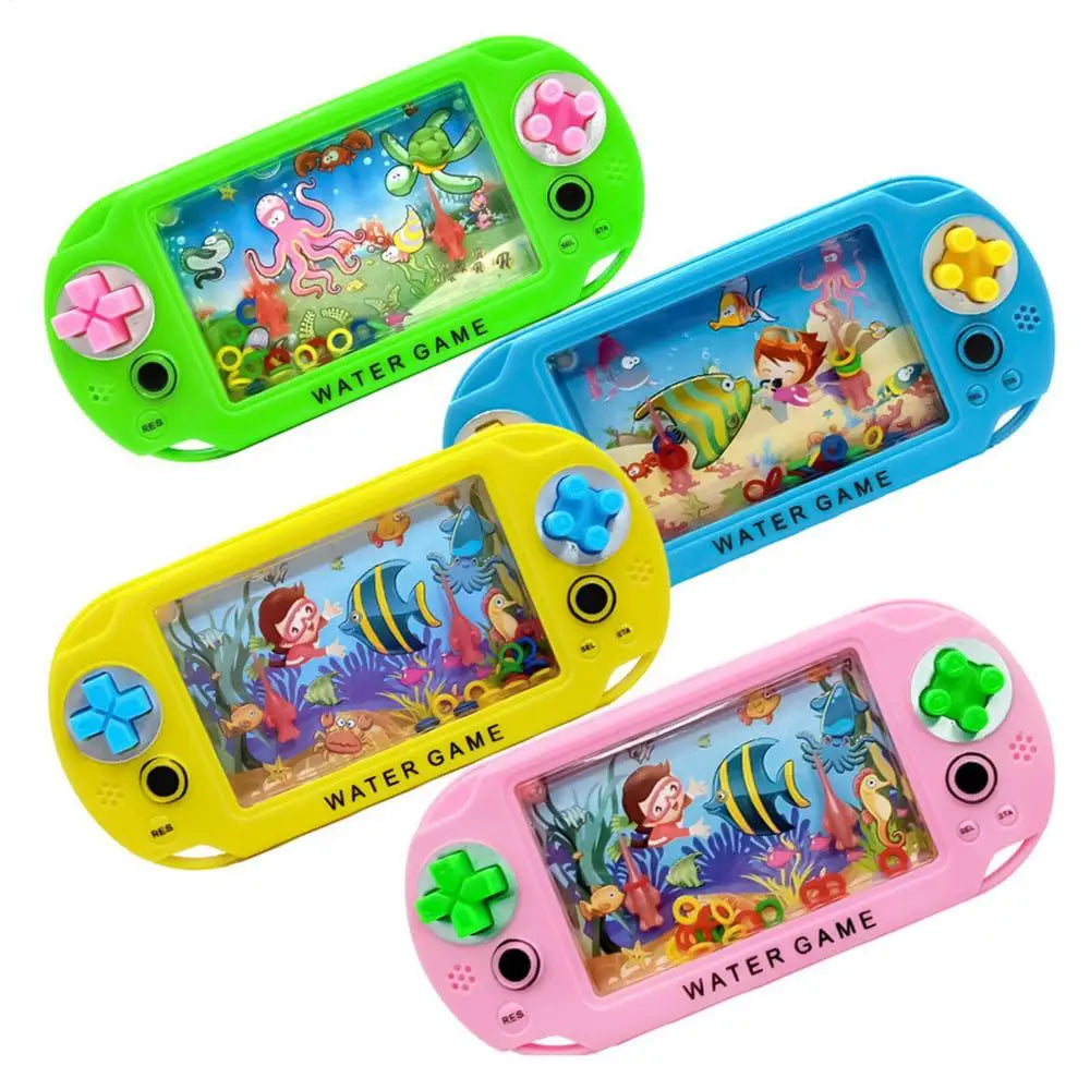 Stress relief toys Water Ring Game  Nostalgic Throwing Ring Toy  Handheld Water Games Toys Birthday for Kids