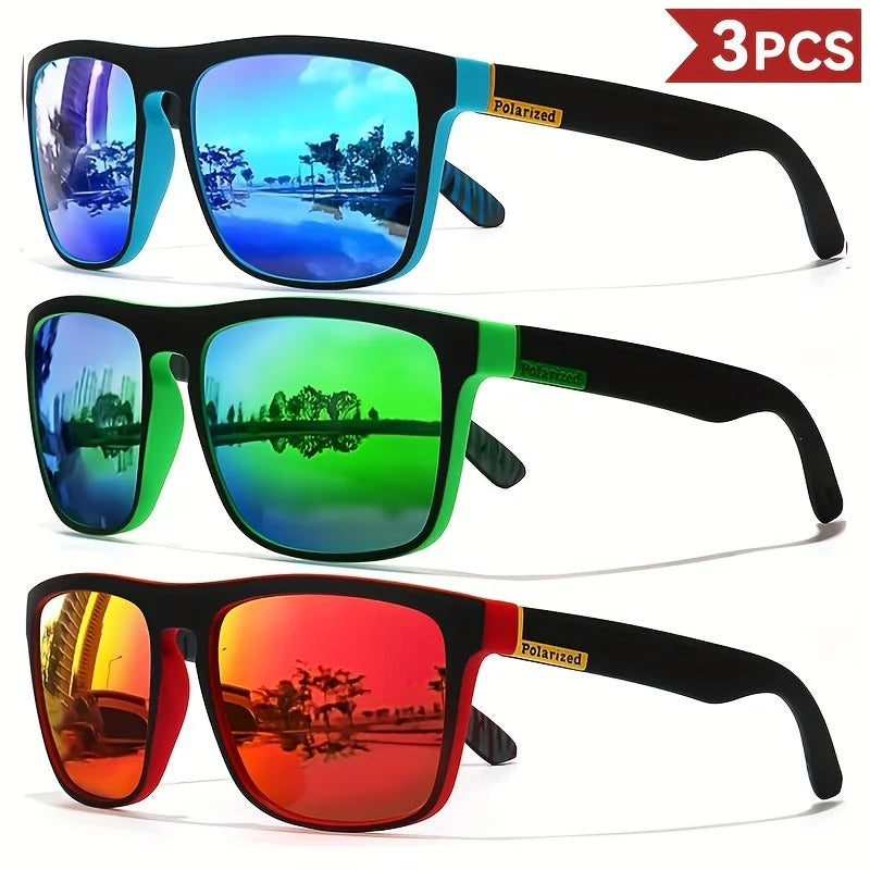 Fashion Vintage Square Polarized Sunglasses Men Women