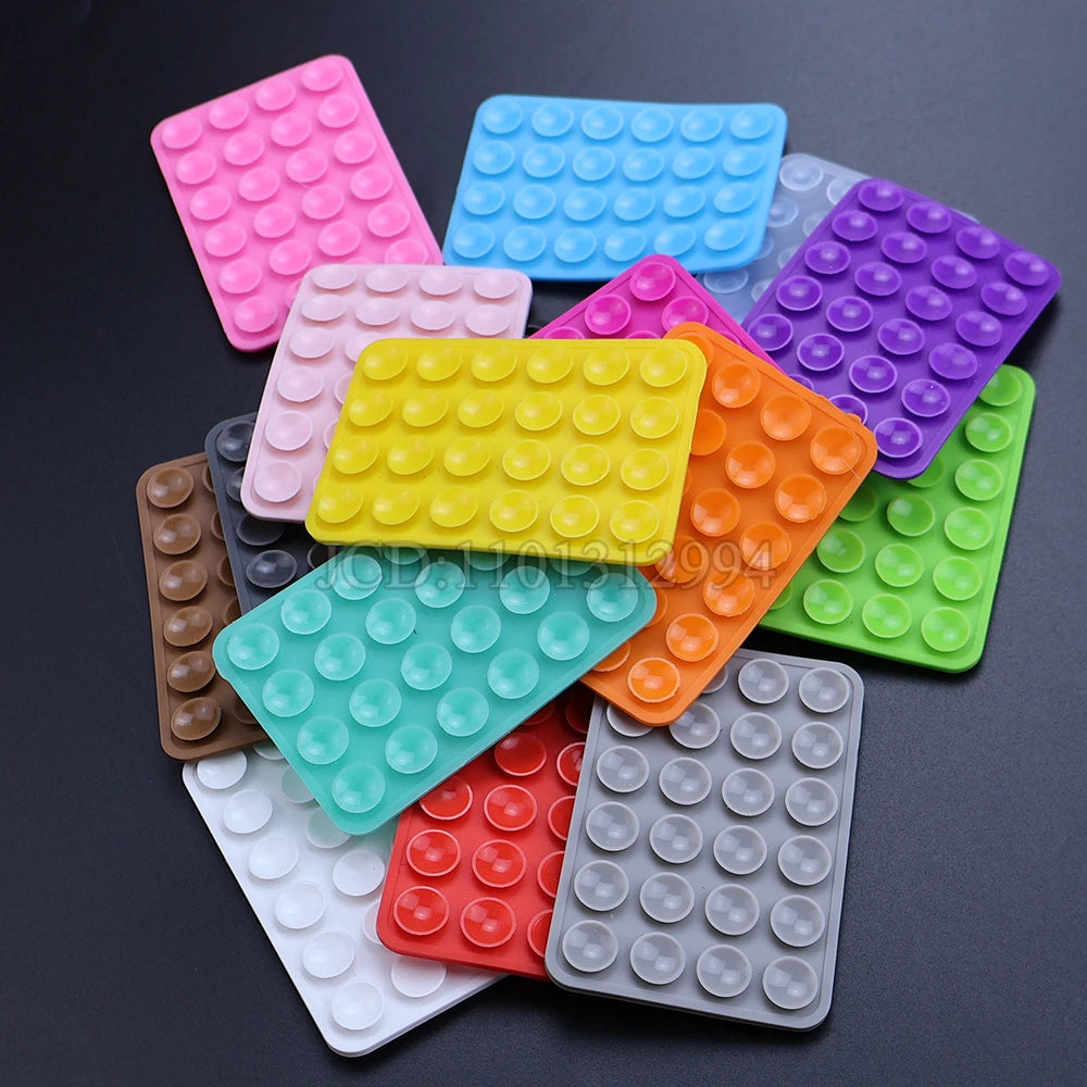 2pcs Mobile Phone Silicone Suction Cup Suitable For Leather Case Tablet Computer Mobile Phone Suction Cup