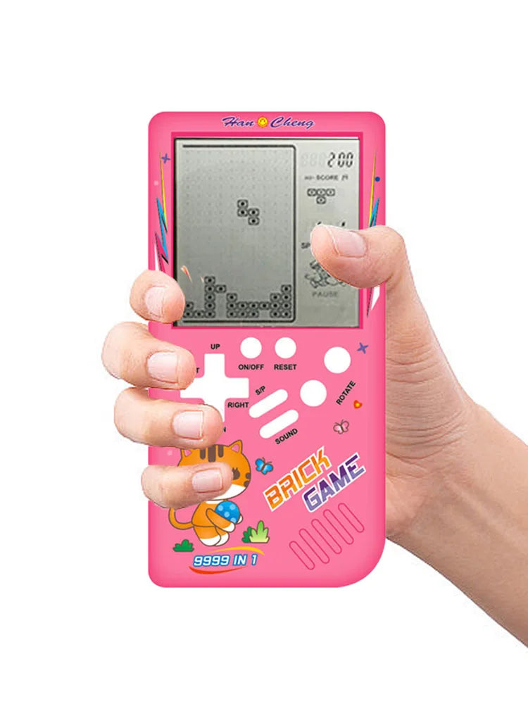 Mini Portable Retro Handheld Console Children Classic Pocket Nostalgic Play BRICK Game Machine Educational Toys Puzzle Game
