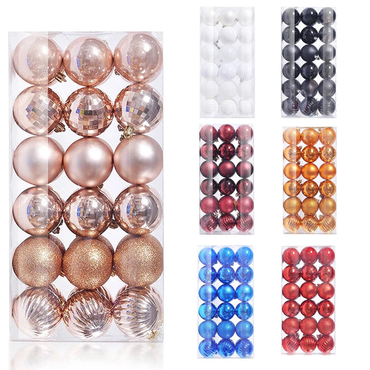 36pcs 4cm Christmas Balls