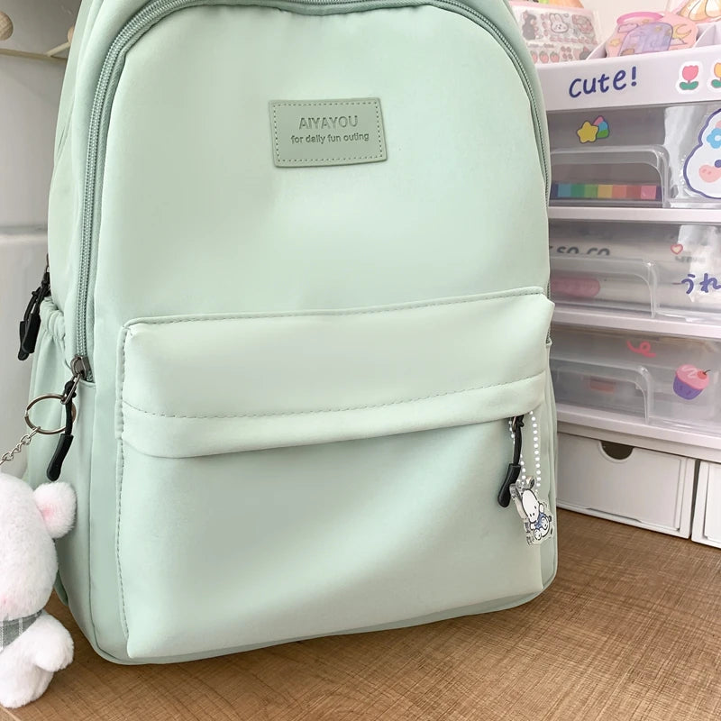 Waterproof College Backpack Trendy Women