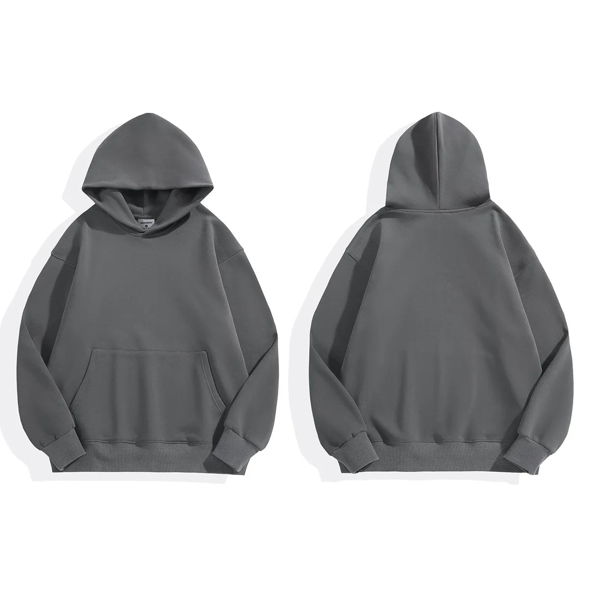 Men Thickened Tight Polar Fleece Pullover Hoodie Women Sweatshirt
