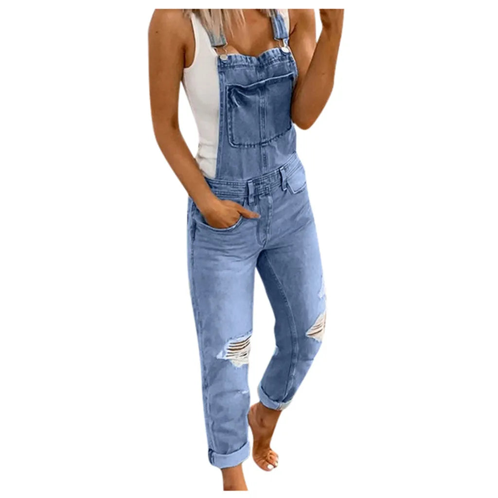 Denim Bib Jumpsuit