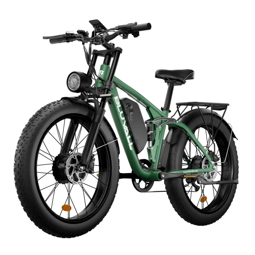 Electric Bicycle 26*4.0 Fat Tire 2000W 52V 22.4AH Battery Road Electric Bike Adults Waterproof Snow Beach EBike