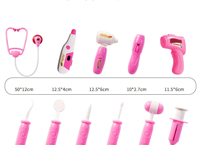 Children Doctor Play Set Simulation Nurse Toy Doctor Accessories for Kids Home Play