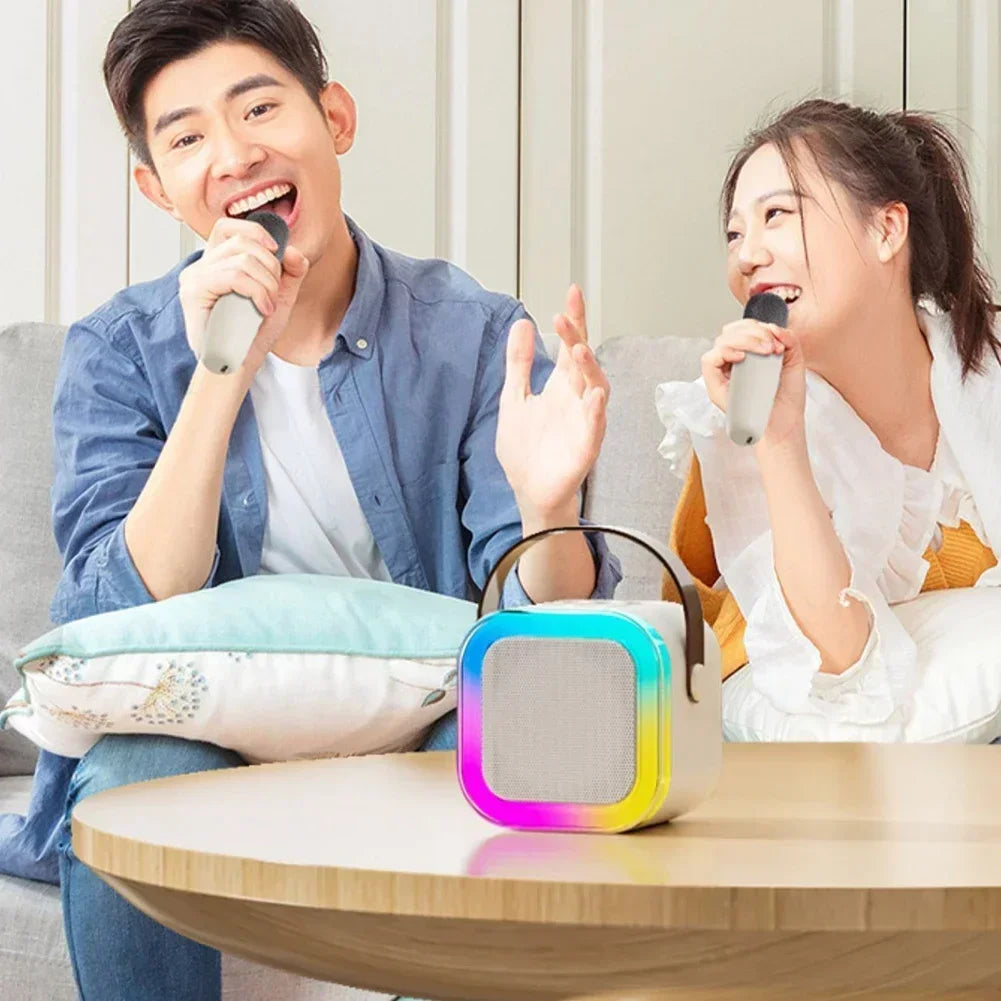 K12 Dual Microphone Karaoke Bluetooth Speaker