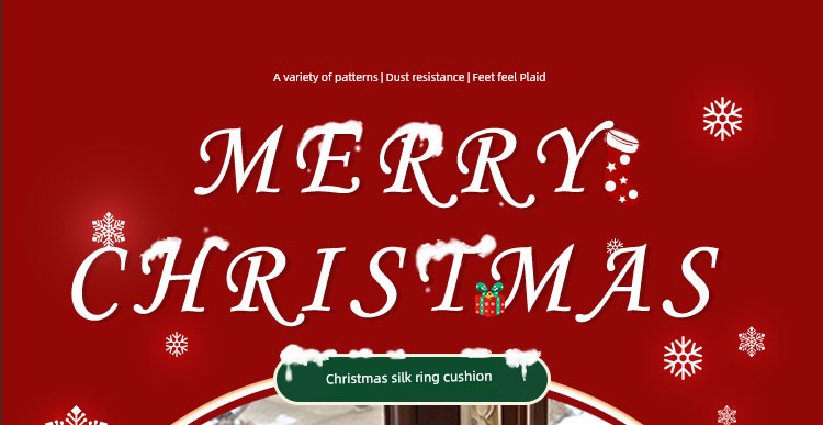 Christmas Decorations  Carpet Mat