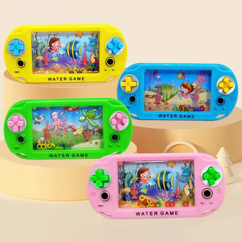 Stress relief toys Water Ring Game  Nostalgic Throwing Ring Toy  Handheld Water Games Toys Birthday for Kids