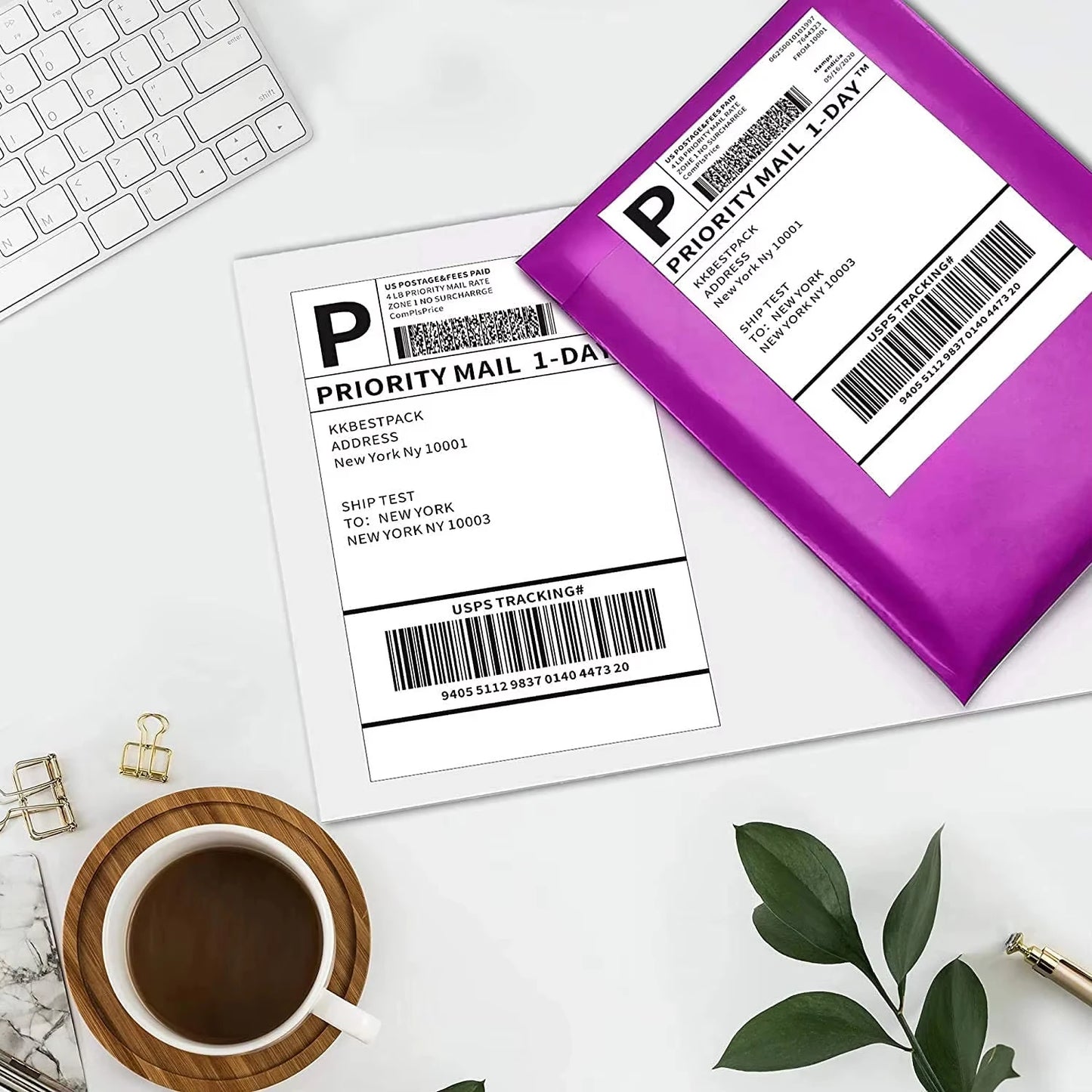4"x6" inch Thermal Label Paper 100x150mm 100/500PCS For Thermal Shipping Labels DHL UPS Express Barcode