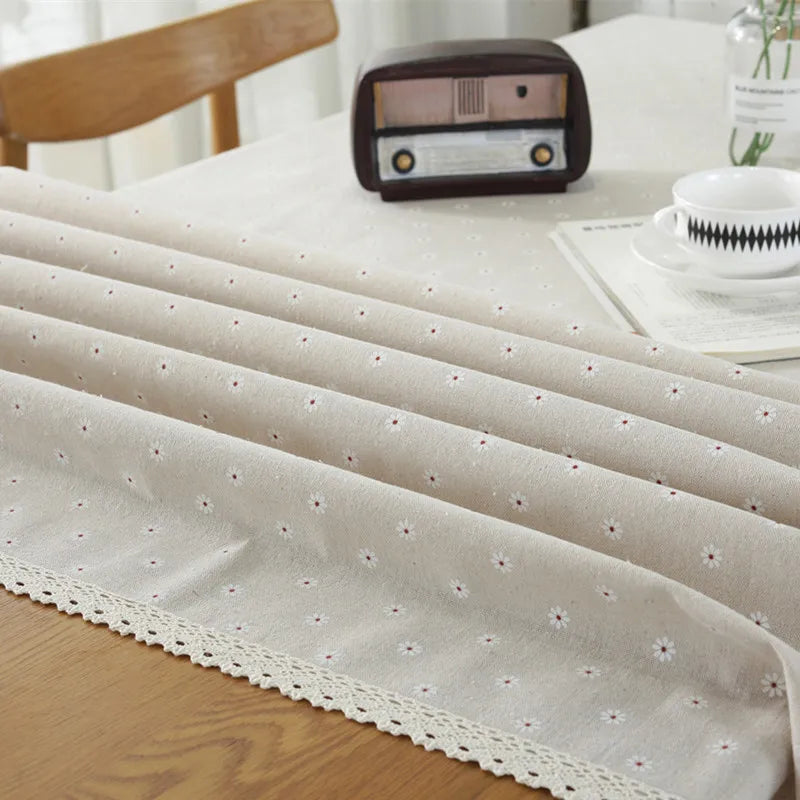 Daisy Flower Tablecloth