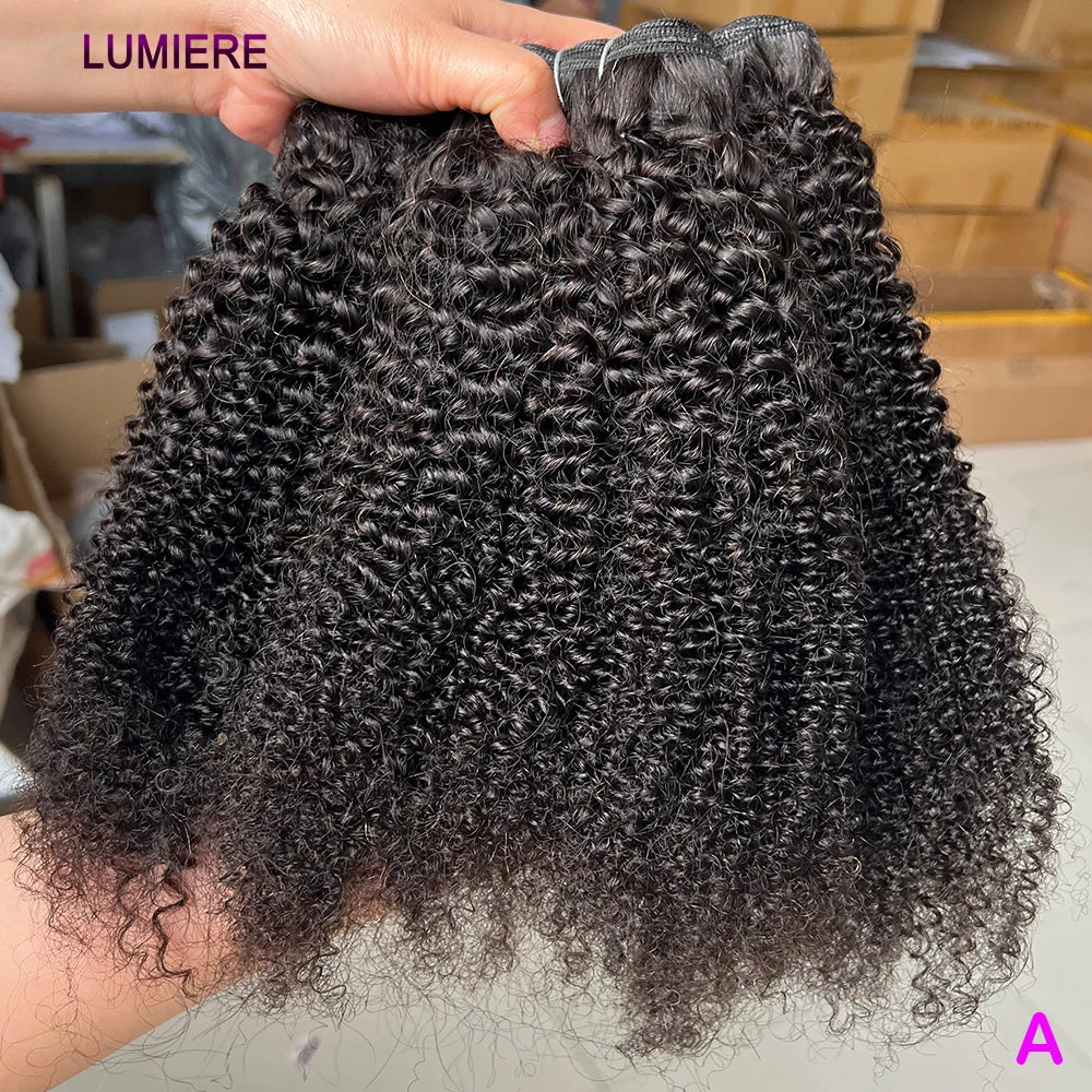 Afro Kinky Deep Curly Human Hair Bundle 100% Virgin Human Hair Unprocessed Hair Extension Top Quality Wholeasle 18A Double Weft