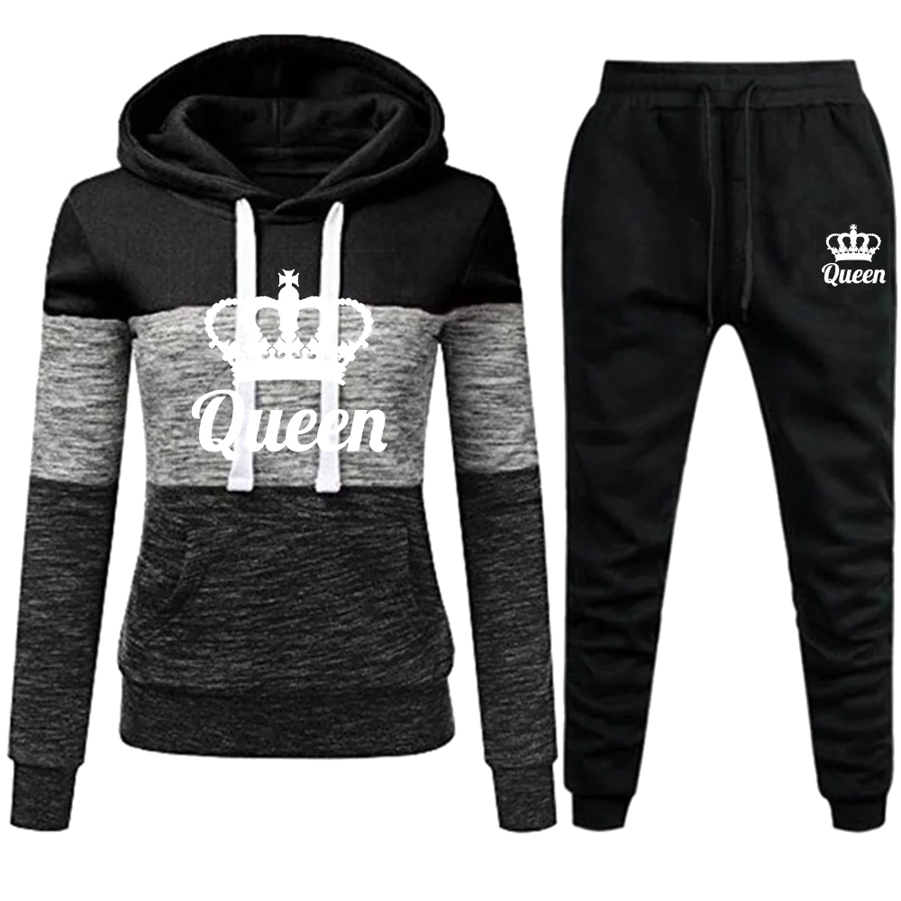 Women Queen Print Clothing Women's Sweatshirt Hoodies