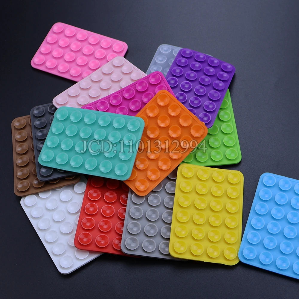 2pcs Mobile Phone Silicone Suction Cup Suitable For Leather Case Tablet Computer Mobile Phone Suction Cup