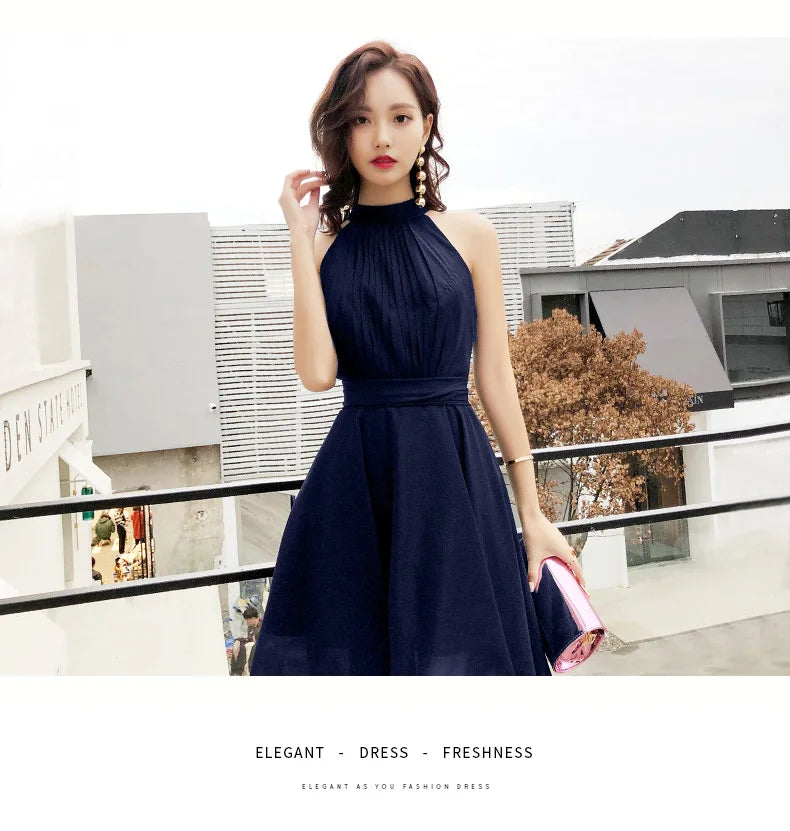 Ele ort Neline Evening Dr Women's New 2026 Faionable Fairy T Sle High End Polyester ort Dr for Par