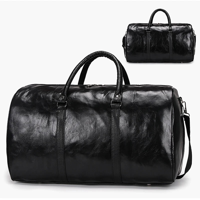 Leather Travel Bag Large Duffle