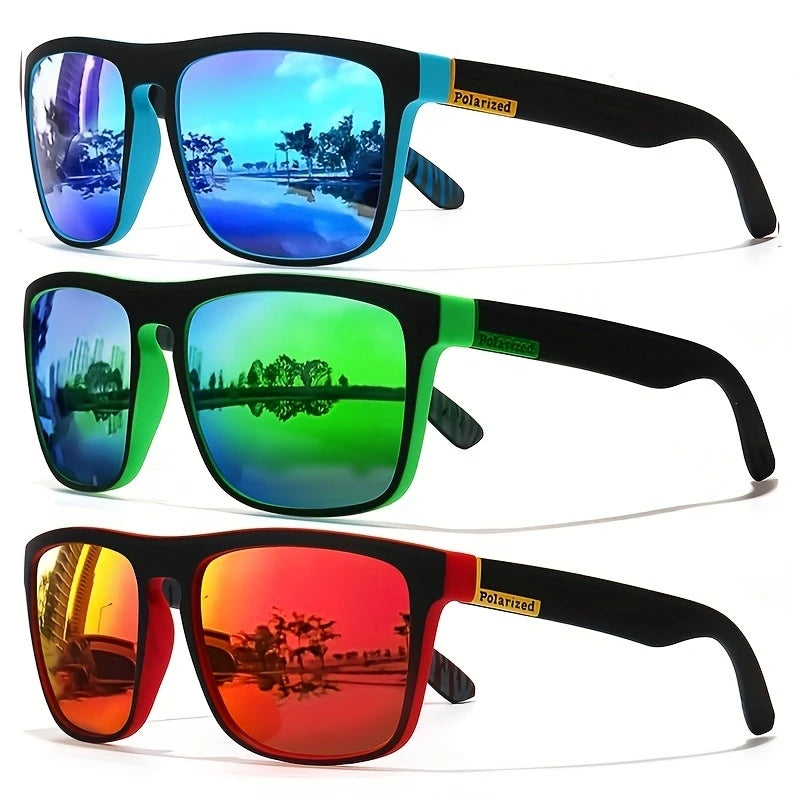 Fashion Vintage Square Polarized Sunglasses Men Women