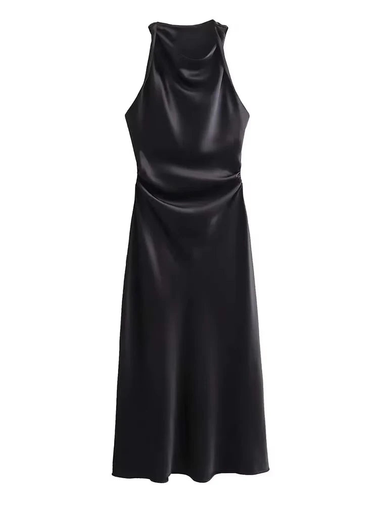 Satin Long Dresses for Women