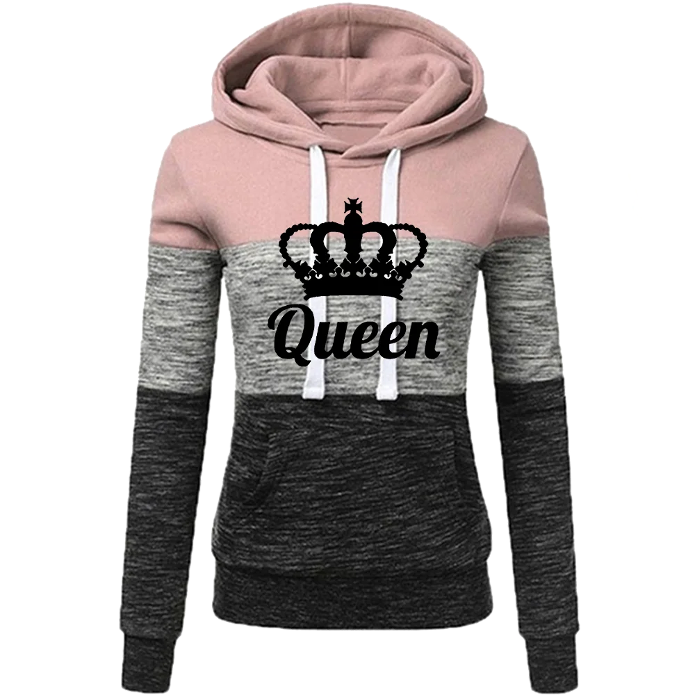 Women Queen Print Clothing Women's Sweatshirt Hoodies